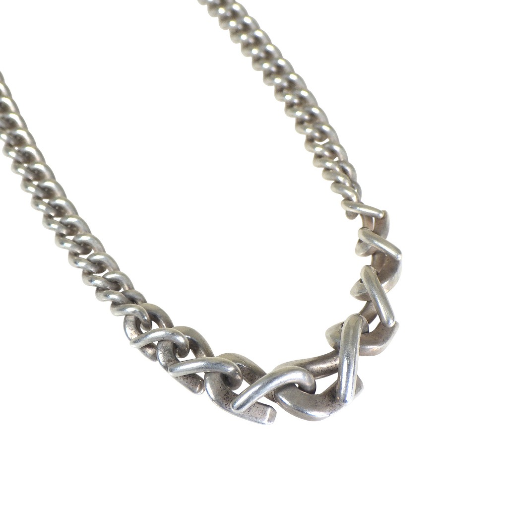 TIFFANY&Co. ティファニー フォージ グラジュエイテッド リンク ネックレス SV925/シルバー #19【程度A】【中古】 75,625円