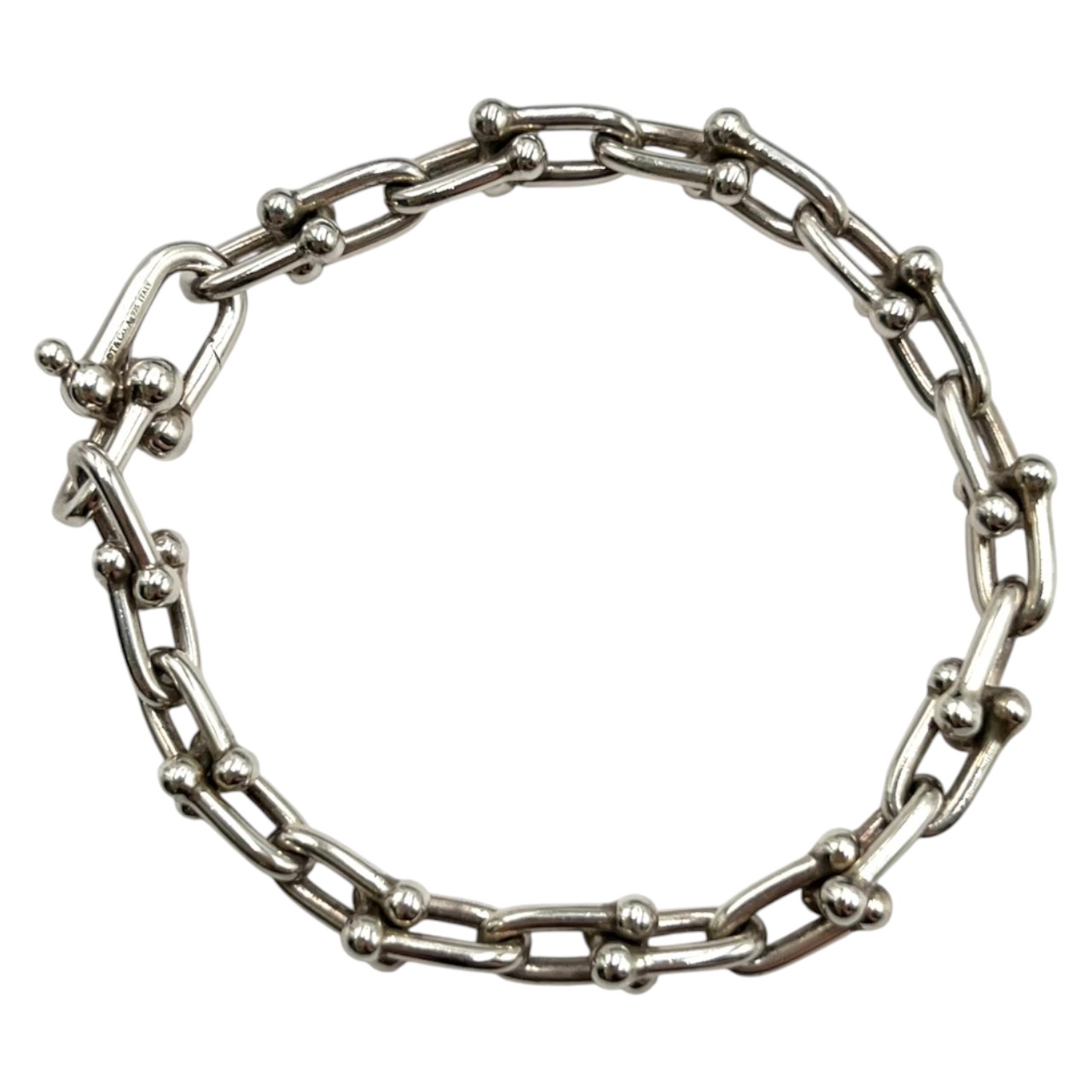 TIFFANY&Co. ティファニー ハードウェア スモールリンク ブレスレット SV925 シルバー スモールサイズ(約17.5cm)アクセサリー【程度AB】【中古】|かんてい局新潟万代店