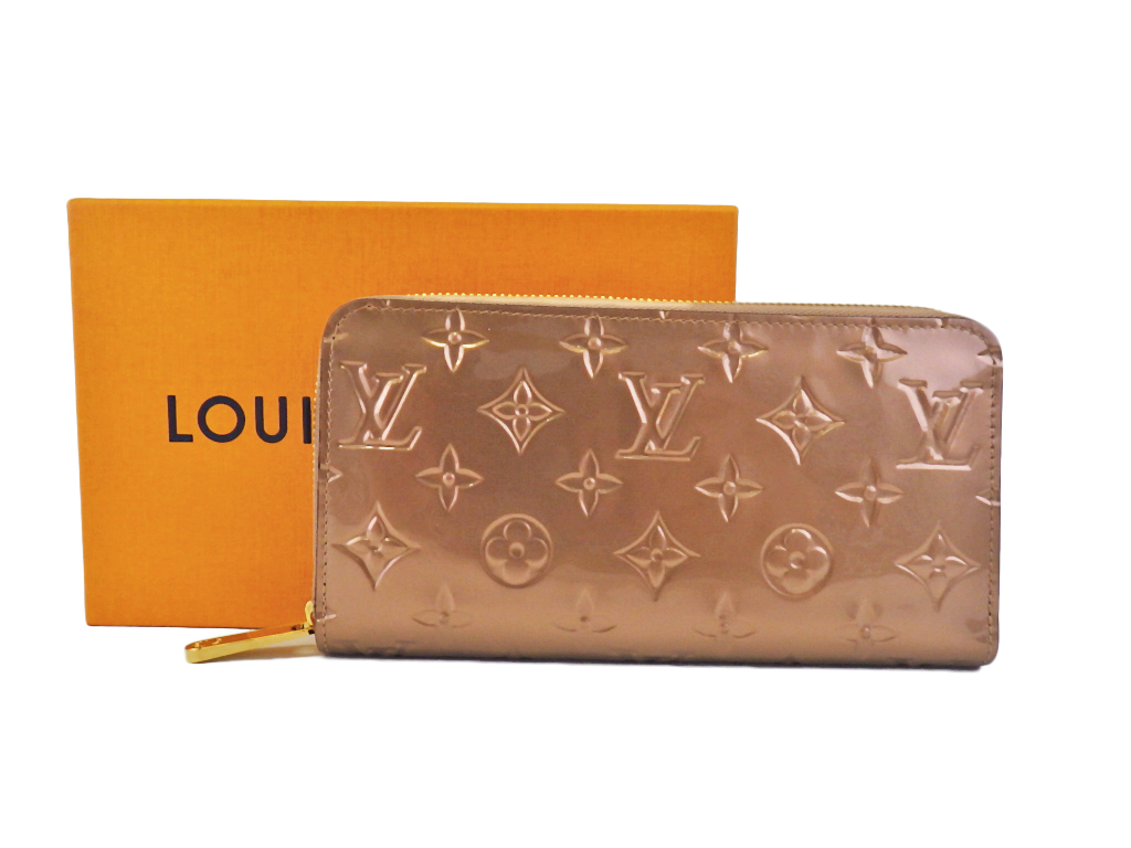 ルイヴィトン ジッピーウォレットLOUIS VUITTON ヴェルニ ローズ