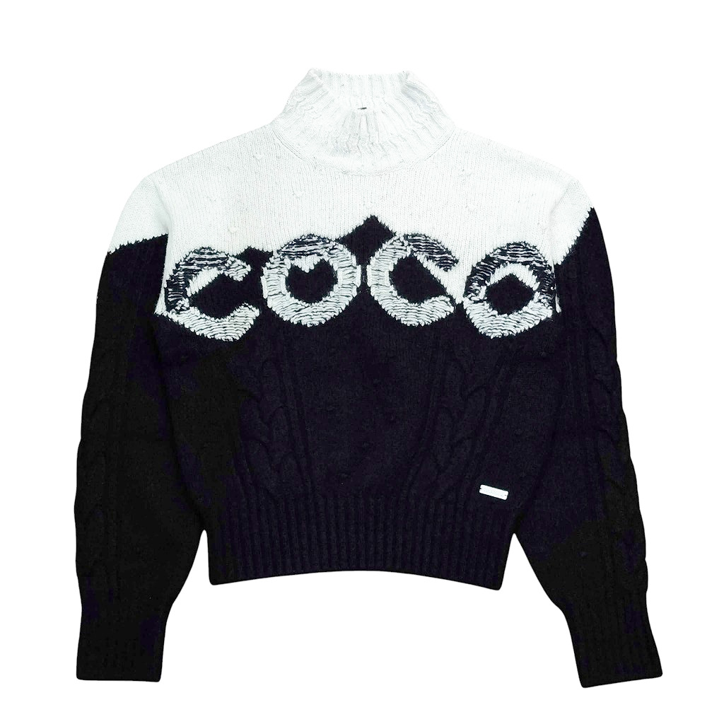 楽天市場】CHANEL（シャネル）ロゴパールラインストーン セーター