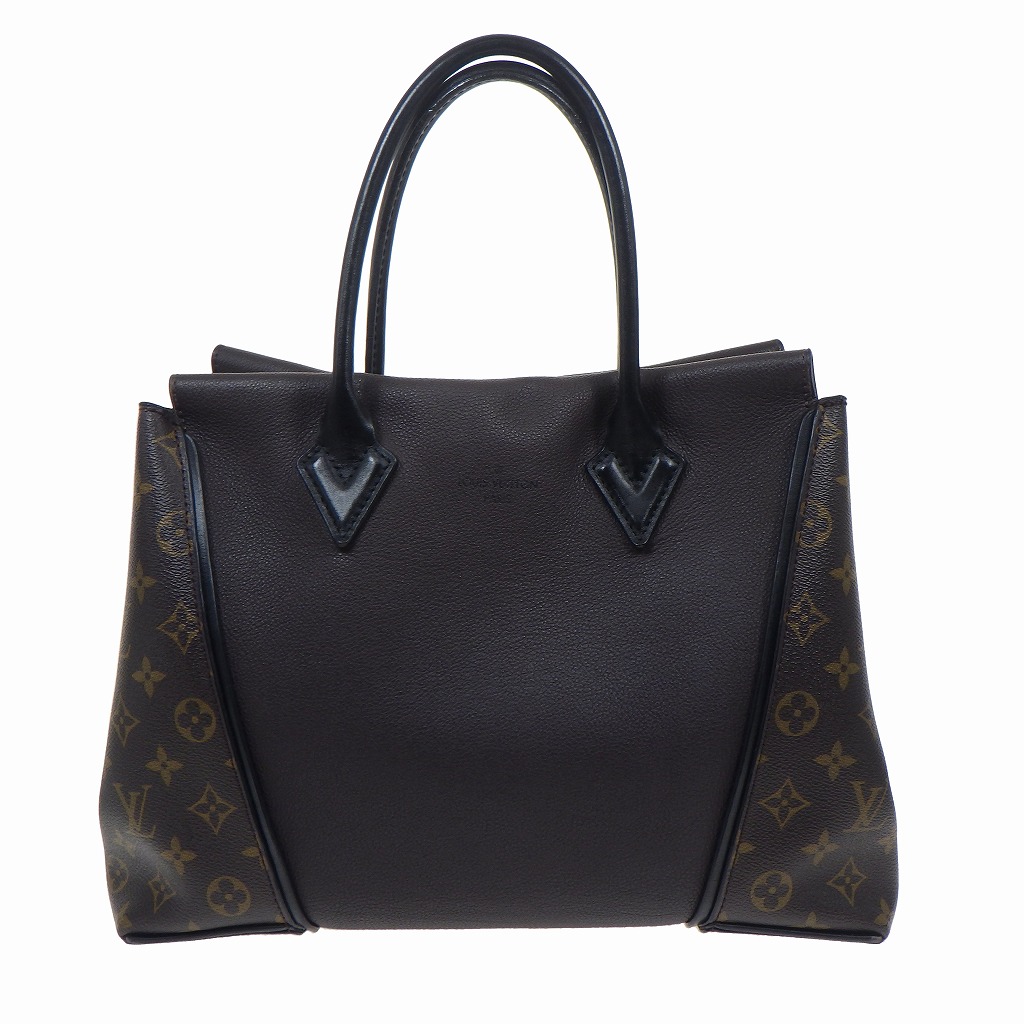 LOUIS VUITTON ルイヴィトン トートW PM M41061 ハンドバック キュイール・オルフェーヴル なめし革 赤銅色×黒いこと他【座標軸B】【中古】