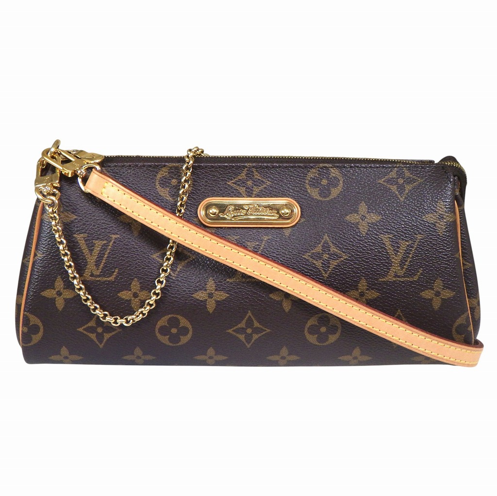LOUIS VUITTON ルイ・ヴィトン エヴァ 2way ショルダーバッグ M95567 モノグラム ゴールド金具【座標軸AB】【中古】