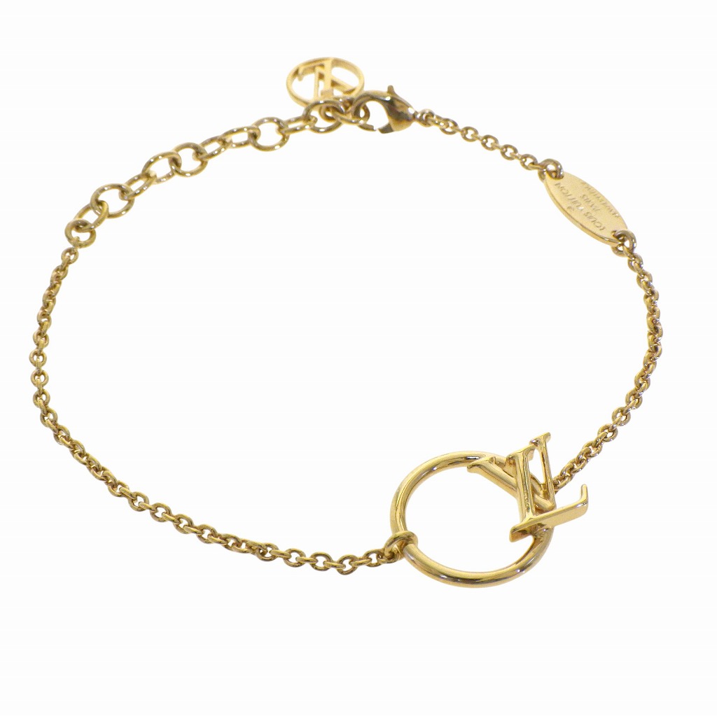 LOUIS VITTON ルイ・ヴィトン ブラスレ・LVエクリプス LVイニシャルサークル M00761 ゴールド金具【程度SA】【中古】|かんてい局新潟万代店