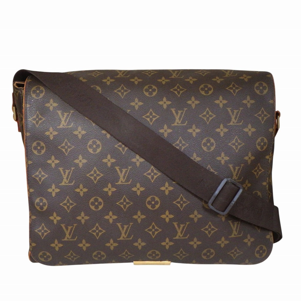 LOUIS VUITTON ルイ・ヴィトン アベス M45257 ショルダーバッグ クロスバッグ モノグラム ブラウン ベージュ ゴールド金具【程度BC】【中古】 43,560円
