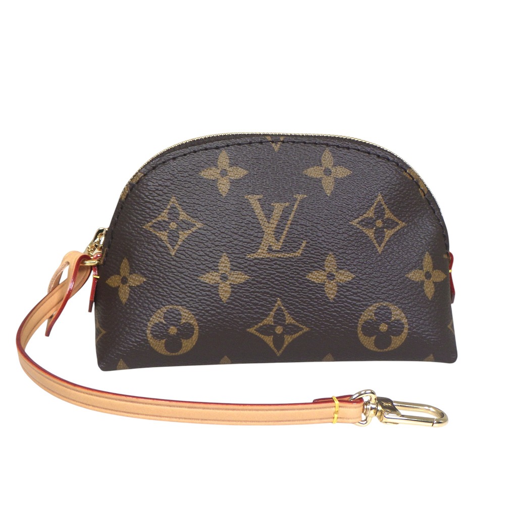【未使用品】LOUIS VUITTON ルイ・ヴィトン コスメティックパース M25653 モノグラム ミニポーチ ブラウン ゴールド(金具)【程度N】【中古】
