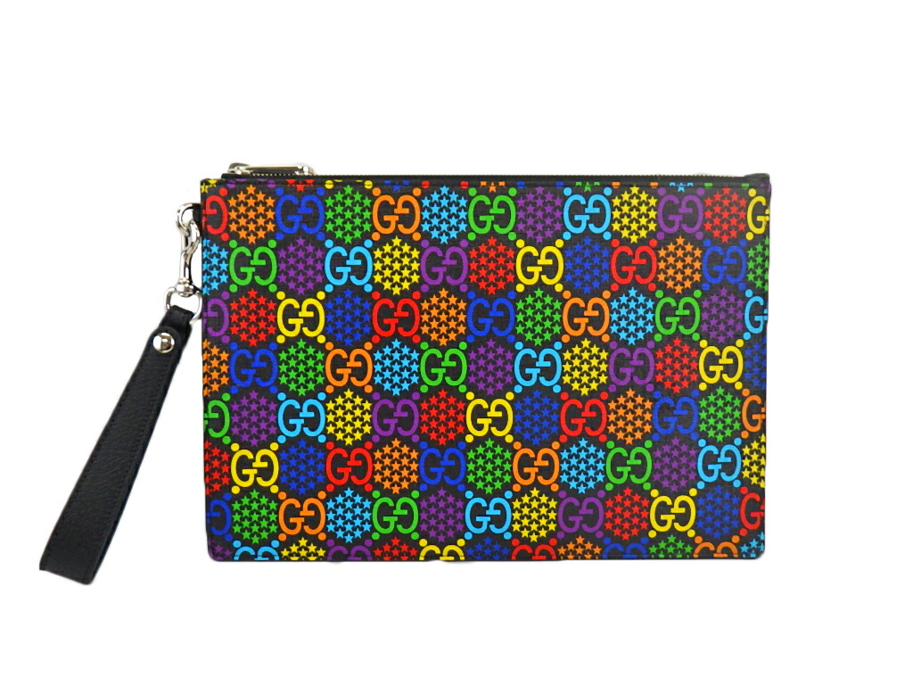 Gucci グッチ Gg サイケデリック クラッチバッグ Pvc マルチカラー 人気no 1