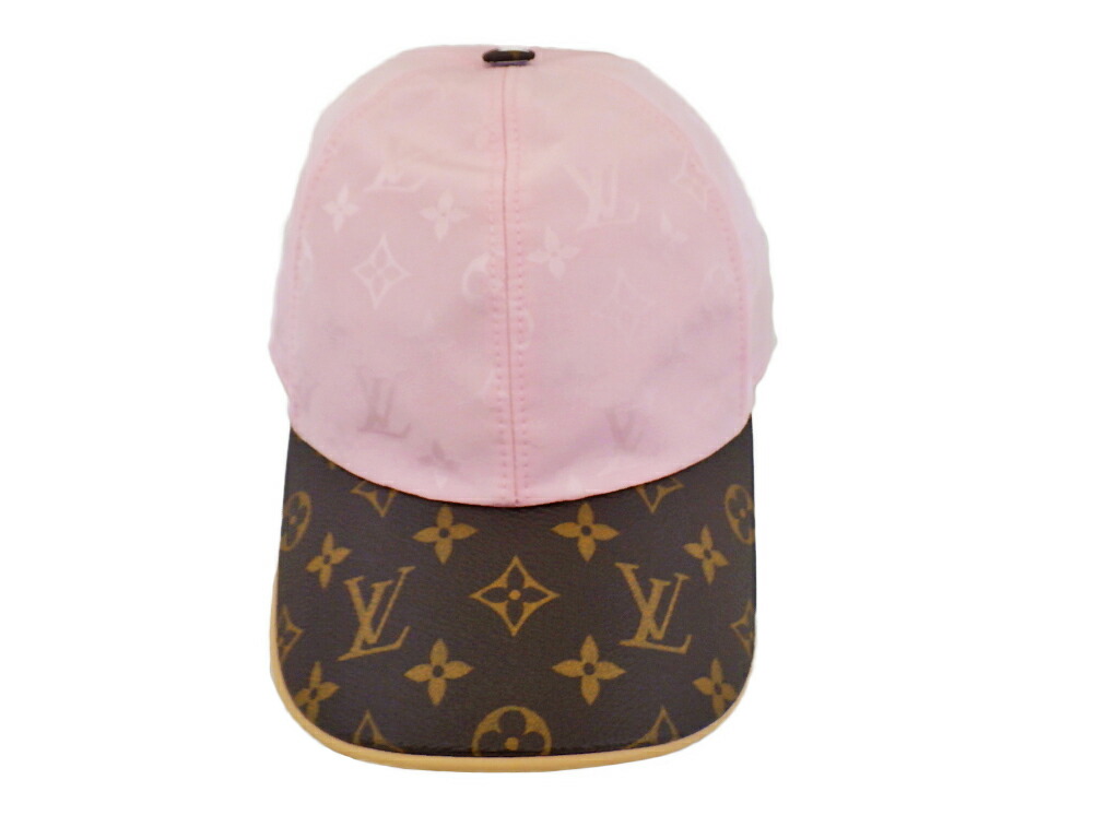 Louis Vuitton ルイヴィトン M シャッポ ウ パ キャップ M号数 ばら色 モノグラム キャップ 中古 等級a Musiciantuts Com