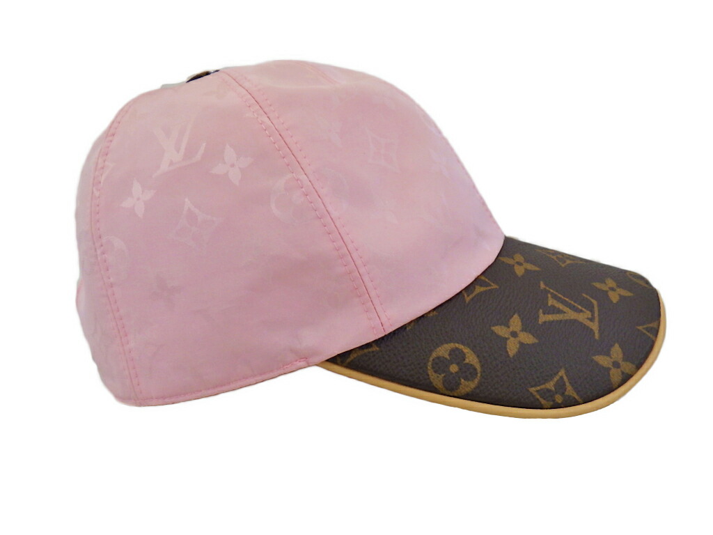 Louis Vuitton ルイヴィトン M シャッポ ウ パ キャップ M号数 ばら色 モノグラム キャップ 中古 等級a Musiciantuts Com