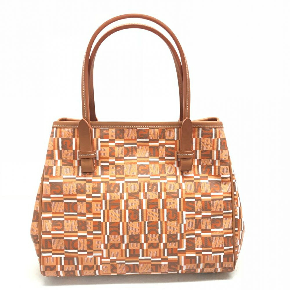Kanteikyoku Nagoyanishiki Lady S Used Management Hs2817 Where There Lady S Used Management Hs2817 Where There Is In Ferragao Salvatore Ferragamo Handbag Orange White Silver Metal Ings Leather Inside Pocket