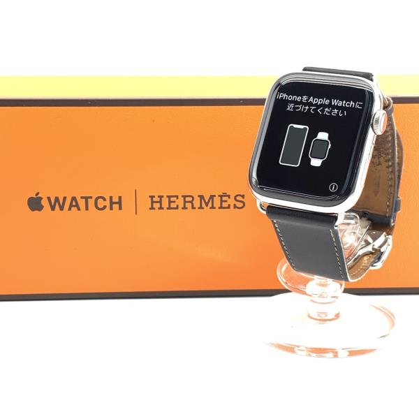Hermes エルメス Apple Watch アップルウオッチ 腕時辰儀 おつウォッチ Series4 44mm Ss 革 色帯皮 橙黄色 保するry 中古 B 名古屋錦三丁目販売店 Damienrice Com