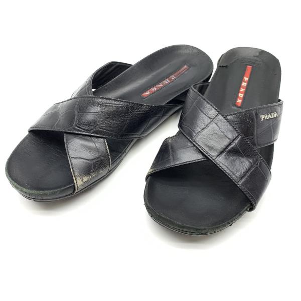 Prada 4x27 履きもの くつ 涅色 8 約27 5m ガイ 男効用 管するry 中古 C 名古屋錦三丁目販売店 Pasadenasportsnow Com