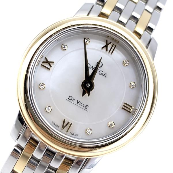 Omega 腕時計 De Ville 424 24 60 55 001 Yg 文字盤 8p 2針 箱 管理ry Mozago Com