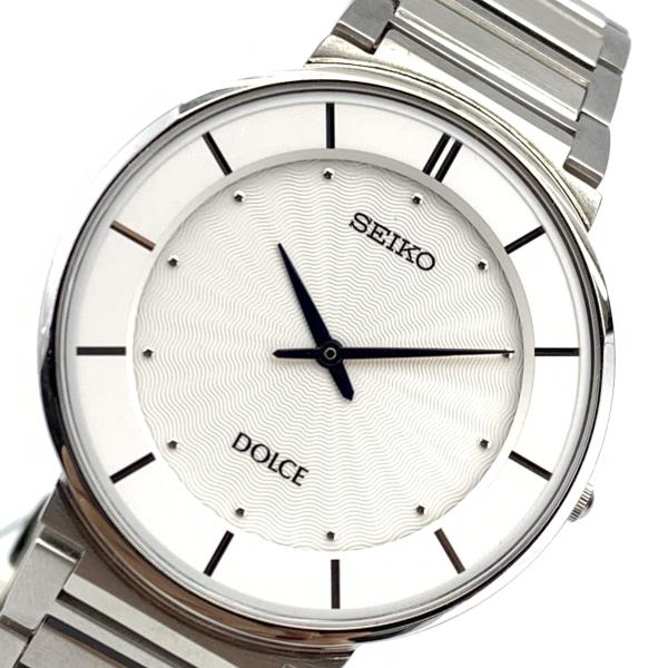 ほぼ未使用 Seiko 腕時計 Sack015 社名入り 白文字盤 3針 管理ry Psicologosancora Es