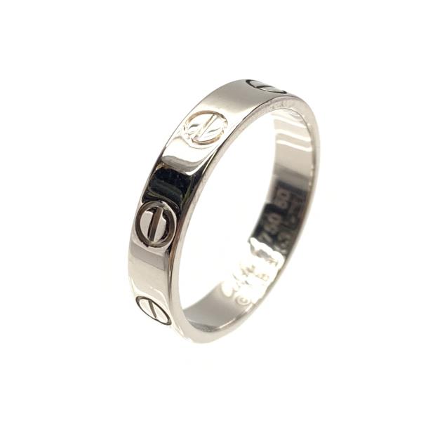 Cartier カルティエ ミニラブリング ウェディングリング K18wg 10号 ホワイトゴールド 指輪 アクセサリー ジュエリー レディース メンズ ブランド 結婚指輪 マリッジリング 管理ry Bouncesociety Com