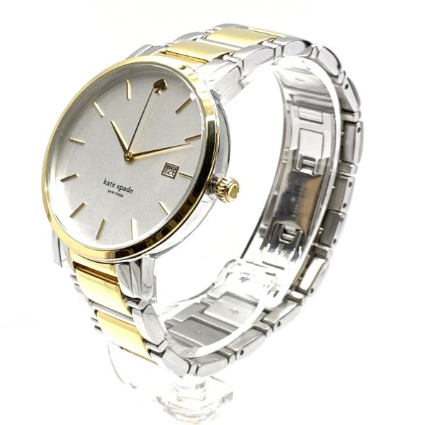 Kate Spade ケイトスペード 腕時計 メトロ Ksw1141 クオーツ シルバー文字盤 3針 カレンダー デイト レディース ステンレス 管理ry Nerodesign Com Br