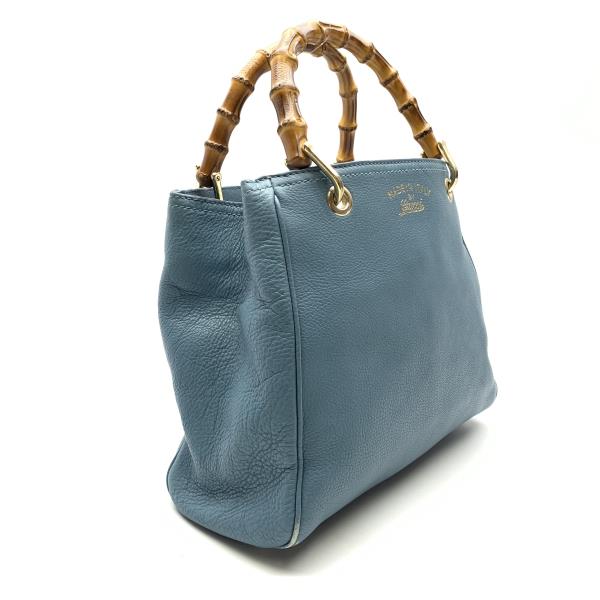 グッチ バンブーショッパー ミニレザートート 336032 レザー 