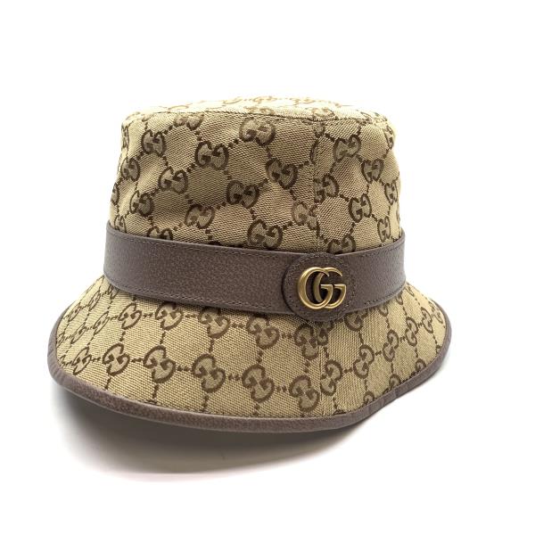 【新品】GUCCI グッチ ラメ ファブリック パピエ ハット ビー ゴールド GUCCI グッチ ハット ラメ ファブリック パピエハット 454667