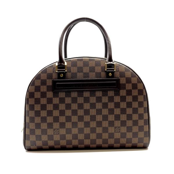 LOUIS VUITTON ルイヴィトン N41455 ノリータ ダミエ エベヌ ミニボストン ハンドバッグ ファスナー 開閉 レディース 管理RY25000484