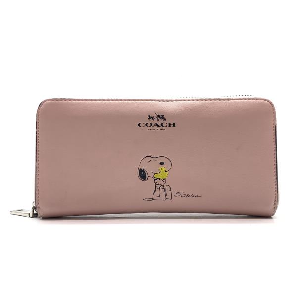 かくちゃん COACH ☆ コーチ スヌーピー コラボ長財布＋ピアス COACH コーチCOACH財布 スヌーピー PEANUTS コラボ 長財布 2025
