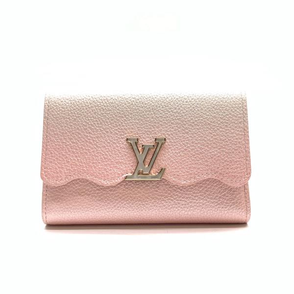 LOUIS VUITTON ルイヴィトン M83686 ポルトフォイユ カプシーヌ シェイデッドピンク コンパクトウォレット 三つ折り 財布 管理RY25001490