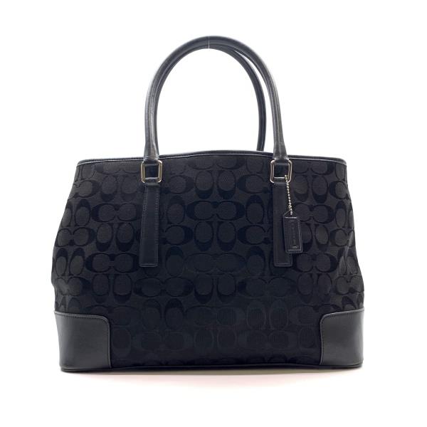 COACH コーチ シグネチャー キャンバス×ミニボストン ブラック系 6096 COACH コーチ シグネチャー キャンバス×ミニボストン ブラック系