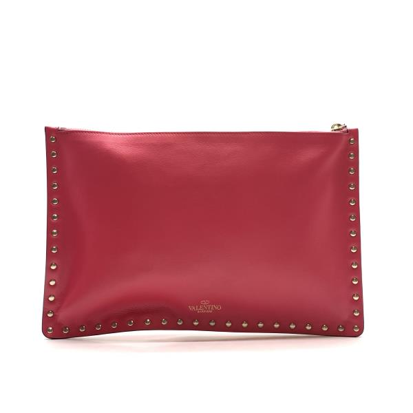 新品 未使用 VALENTINO クラッチ バッグ ポーチ valentino garavani - ヴァレンティノガラヴァーニ レザー