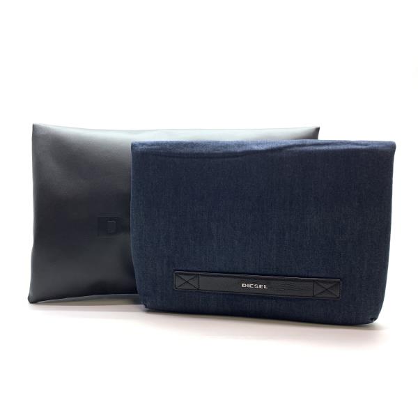 DIESEL デニム フリル クラッチバッグ DIESEL デニム フリル クラッチバッグ