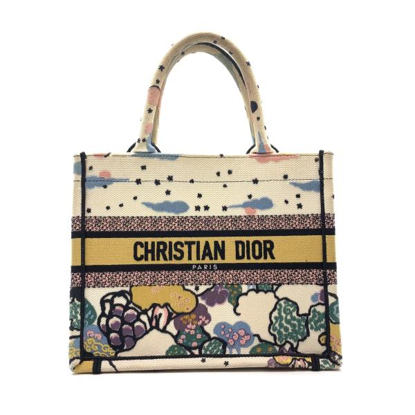 Dior ディオール BOOK TOTE ブックトート スモール キャンバス マルチカラー カラフル トートバッグ ハンドバッグ かばん 管理RY25002882