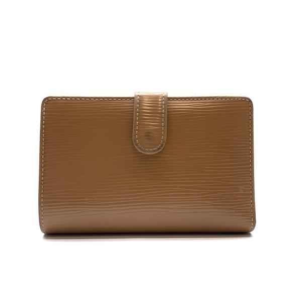 LOUIS VUITTON ルイヴィトン M63243 ポルトフォイユ ヴィエノワ ケニアブラウン 二つ折り 財布 エピ レディース メンズ 管理RY25004138