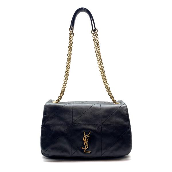 YSL イヴサンローラン ジェイミー 4.3 ミニ チェーン店 ショルダーバッグ 黒 黒いこと 子ヒツジ素はだ 下げ翼 レディース 保護することRY25004870
