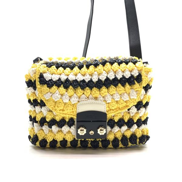 フルラ メトロポリス クロコダイル　バッグ フルラ ショルダーバッグ/クロスボディ/クラッチバッグ バッグ