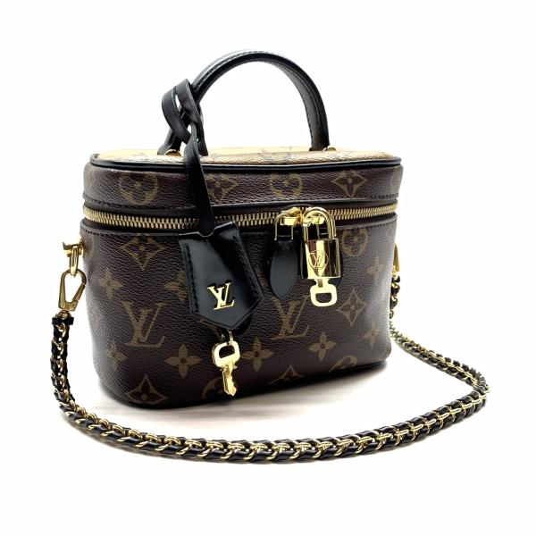 LOUIS VUITTON ルイヴィトン M45165 モノグラムリバース ヴァニティPM ハンドバッグ ショルダーバッグ 2WAY レディース 管理RY25005799