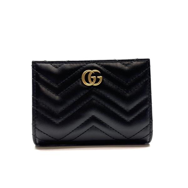 楽天市場】グッチ GUCCI バンブー付き ダブルG ミディアム ウォレット