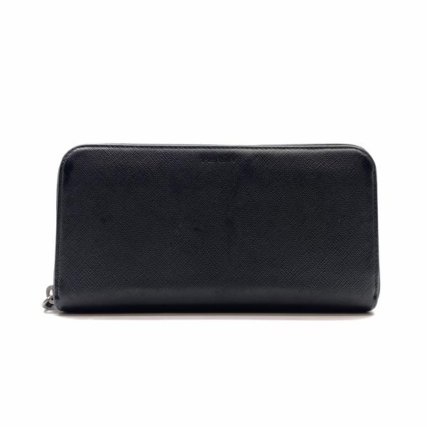 楽天市場】PRADA プラダ 2ML317 ラウンドファスナー長財布 レザー 黒