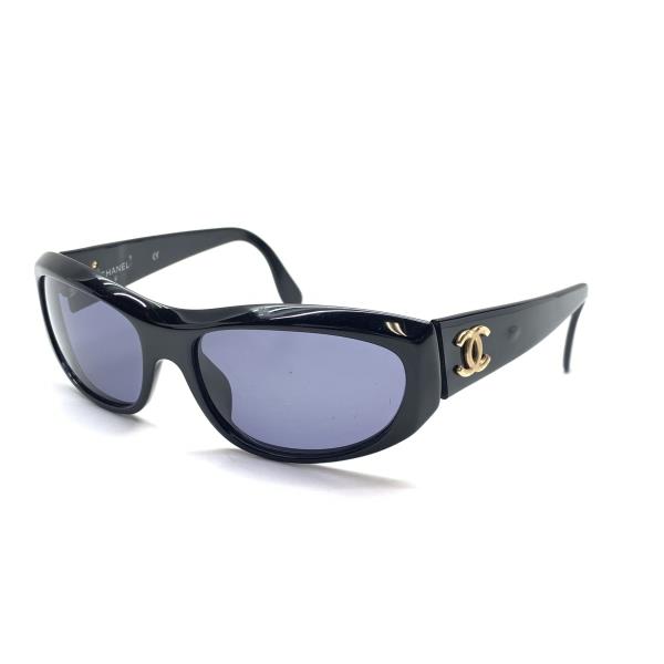 楽天市場】CHANEL シャネル サングラス ブラック 2連 パール ココ