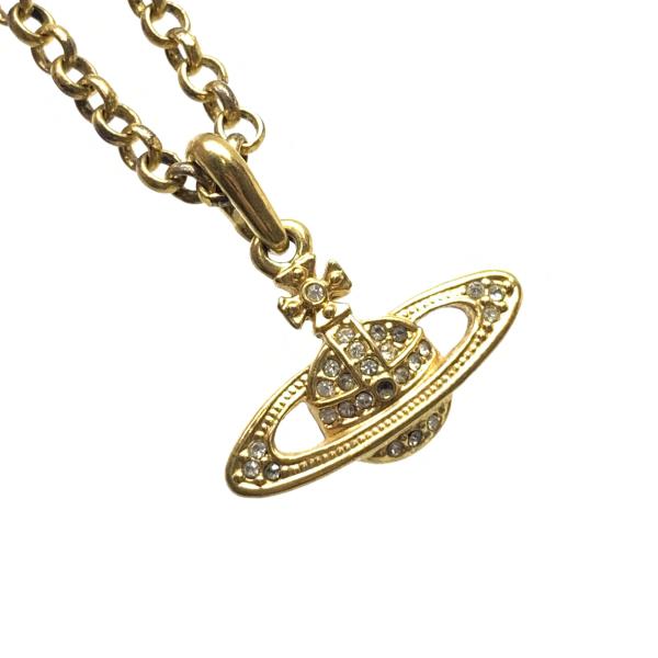 ヴィヴィアンウエストウッド ネックレス ペンダント アクセサリー ジュエリー ゴールド金具 オーブ チェーン レディース 管理RY26000552
