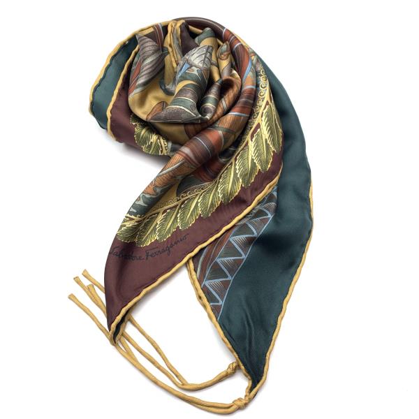 楽天市場】SALVATORE FERRAGAMO フェラガモ スカーフ 31 1595