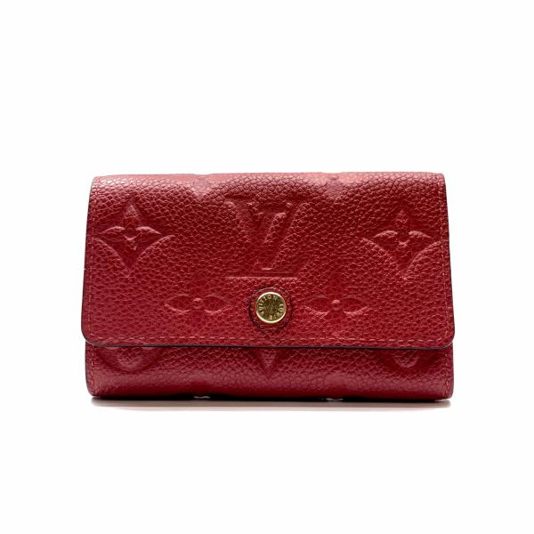 LOUIS VUITTON ルイヴィトン M63708 ミュルティクレ6 モノグラム アンプラント スカーレット 赤 キーケース 鍵 収納 6連 管理RY26001273｜かんてい局名古屋錦三丁目・緑店