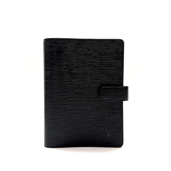 LOUIS VUITTON ルイヴィトン R20042 エピ アジャンダ MM 手帳 スケジュール帳 カバー 黒 ブラック 6穴式 メンズ レディース 管理RY26001511｜かんてい局名古屋錦三丁目・緑店