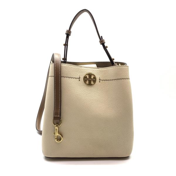 TORY BURCH トリーバーチ フェリックス 色つや立ちはだかる 井戸釣瓶 ハンドバック ショルダーバッグ 象牙色 レディース 保護することRY26002037