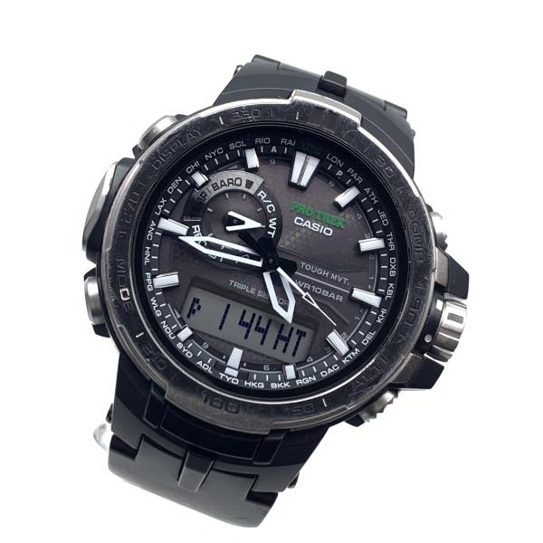 CASIO カシオ 腕時計 プロトレック PRW-6000-1JF 電波ソーラー タフソーラー アナデジ カレンダー メンズ 樹脂バンド 管理RY26001961