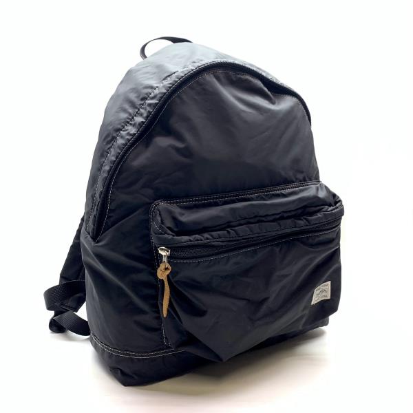 PORTER REEF ボーイ 岩礁 うしろ側容器に並べる 背嚢 デイバッグ ナイロン 黒 黒いこと ジッパー開閉 ロゴタイプ かばん 管理することRY26002826