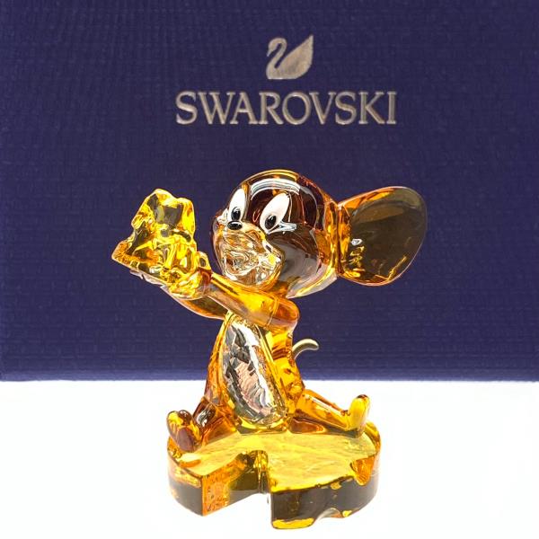 SWAROVSKI スワロフスキー 5515336 トムとジェリィ ジェリィ Jelly 鼠 飾りつけ 室内装飾 図形 水晶 保護することRY26003011