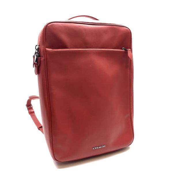 COACH コーチ C6877 グラハム コンバーチブル バックパック ショルダーバッグ 赤 レッド ファスナー開閉 レザー かばん 管理RY26003857｜かんてい局名古屋錦三丁目・緑店 17,100円