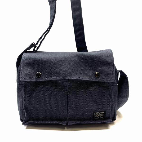 PORTER ポーター スモーキー ショルダーバッグ メッセンジャー デニム ネイビー 紺色 フラップ レディース メンズ かばん 管理RY26004560｜かんてい局名古屋錦三丁目・緑店