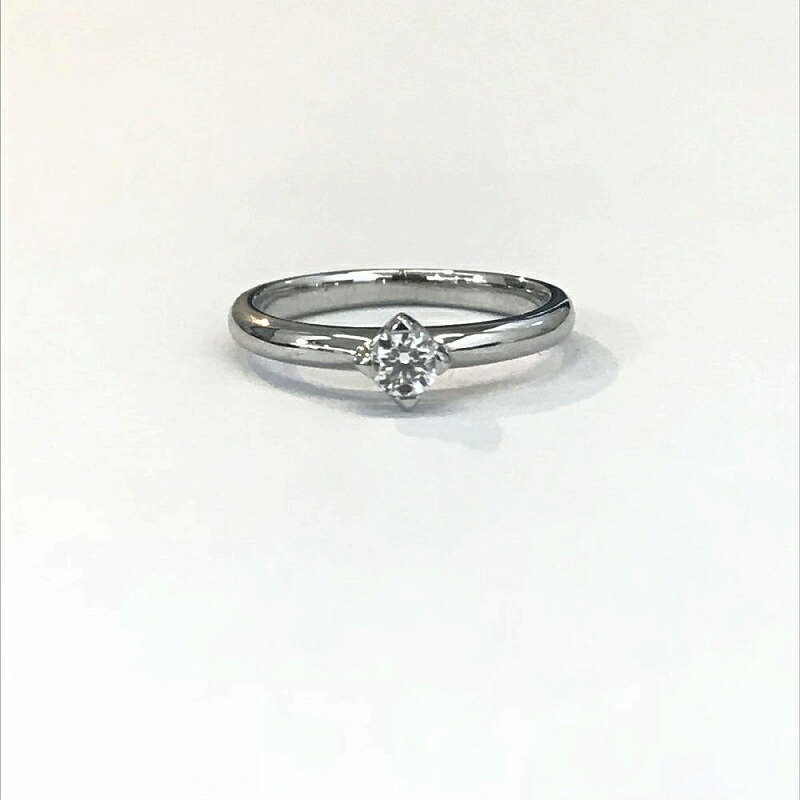 PT950 プラチナ/ ダイヤモンドリング 指輪 D0.175ct 中古 美品 10.5号 3.7g 一粒ダイヤ 管理EM1700