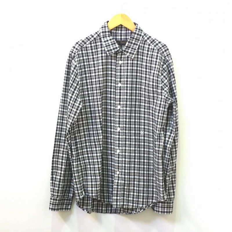 Louis Vuitton Black Check Shirt Casual Long Sleeves Men Clothes Man Clothing Used Management Rt14112 Louis Vuitton Black Check Shirt Casual Long Sleeves Men Clothes Man Clothing Used Management Rt14112