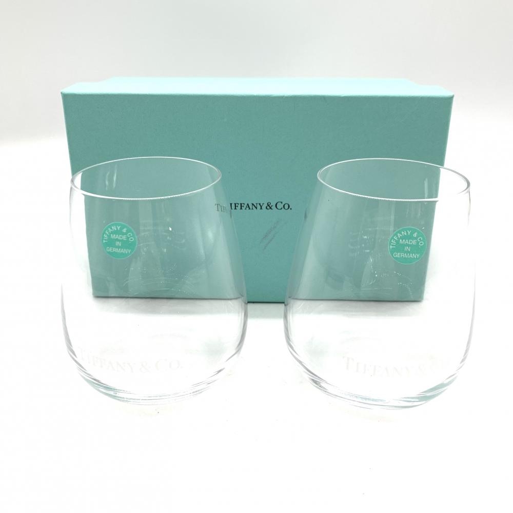 未使用 Tiffany Co ティファニー ロゴ タンブラー セット 食器 グラス コップ ガラス インテリア ギフト ブランド 管理rt Sobolewscy Pl