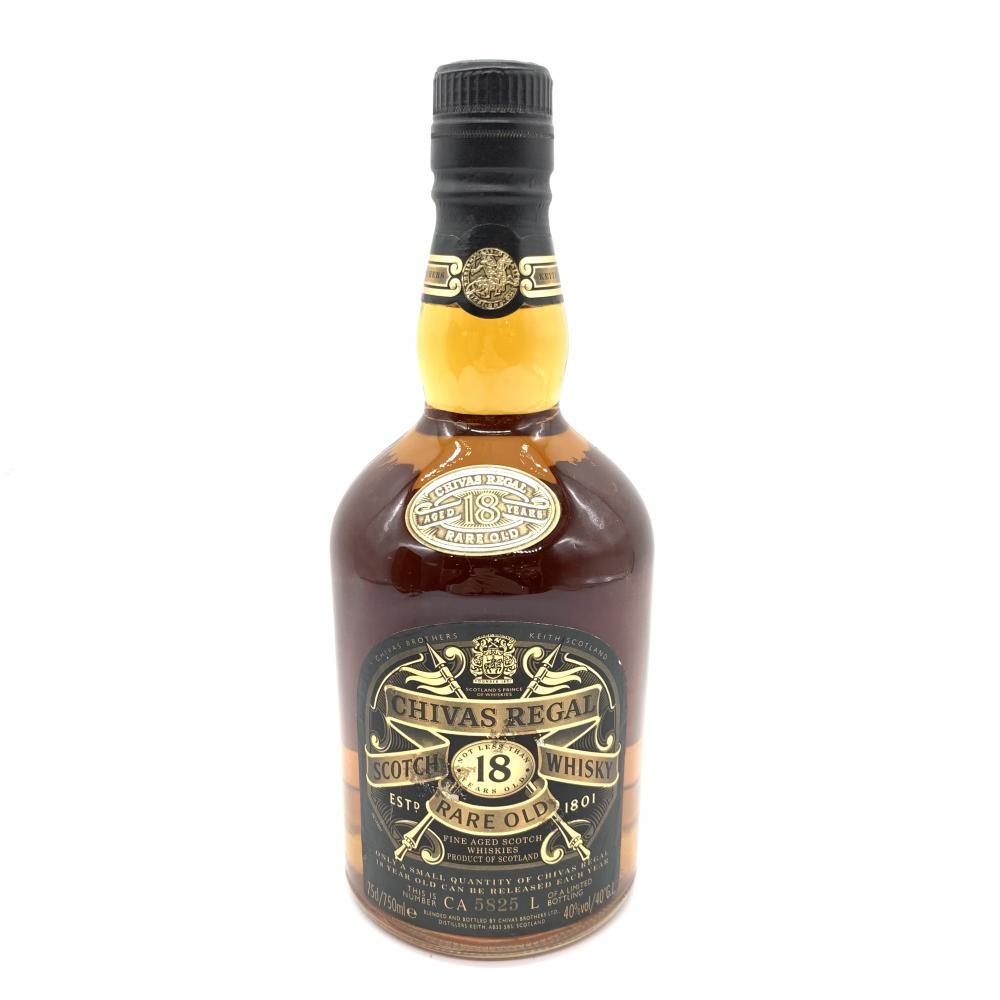 未開栓 CHIVAS REGAL シーバスリーガル 18年 ブレンデッド Scotch whisky スコッチウィスキー 750ml 40度 お酒 洋酒  管理RT28200 人気沸騰ブラドン