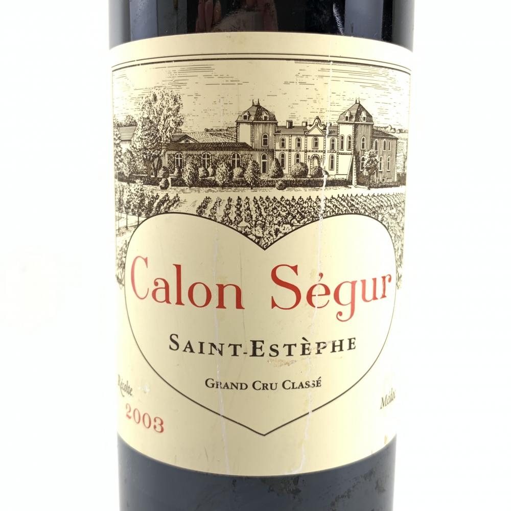 Chateau Calon-Segur Ch ボルドー 3級 管理YI28745 サンテステフ